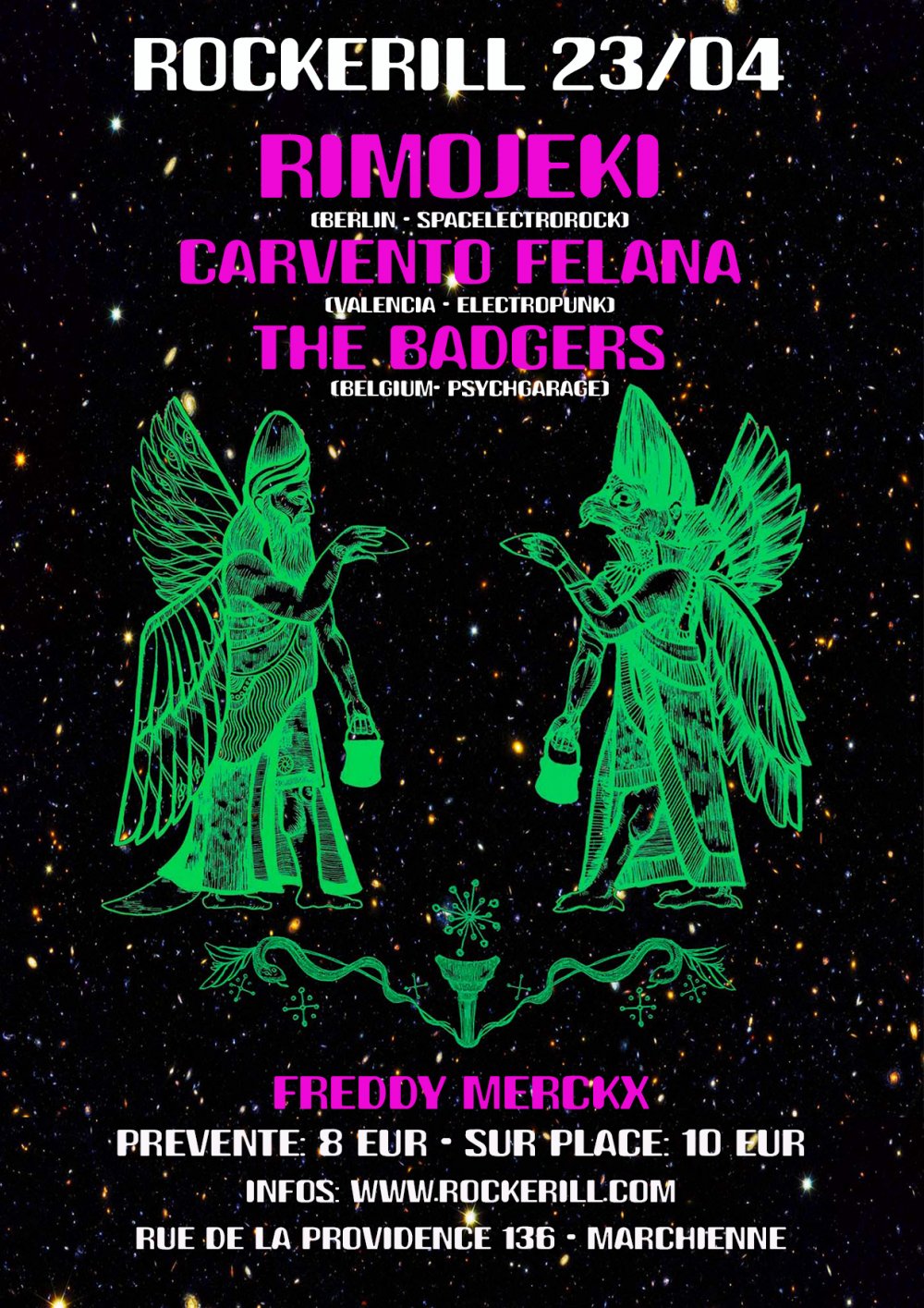 RIMOJEKI + CARVENTO FELANA  + THE BADGERS (LES EXTRAS)