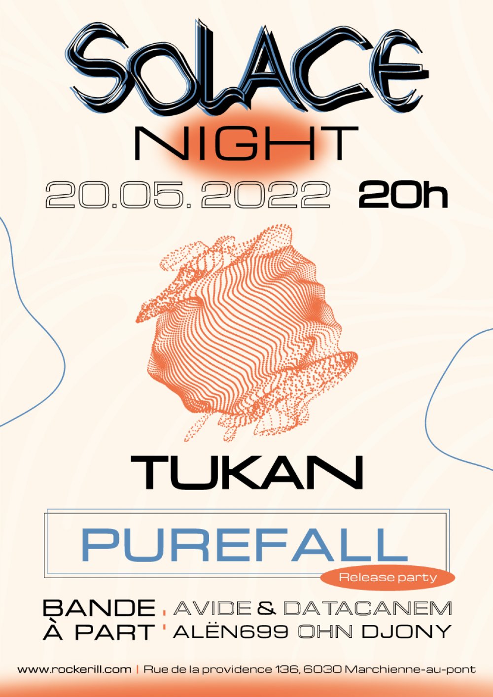 Solace Night: Tukan + Purefall + collectif Bande à part...