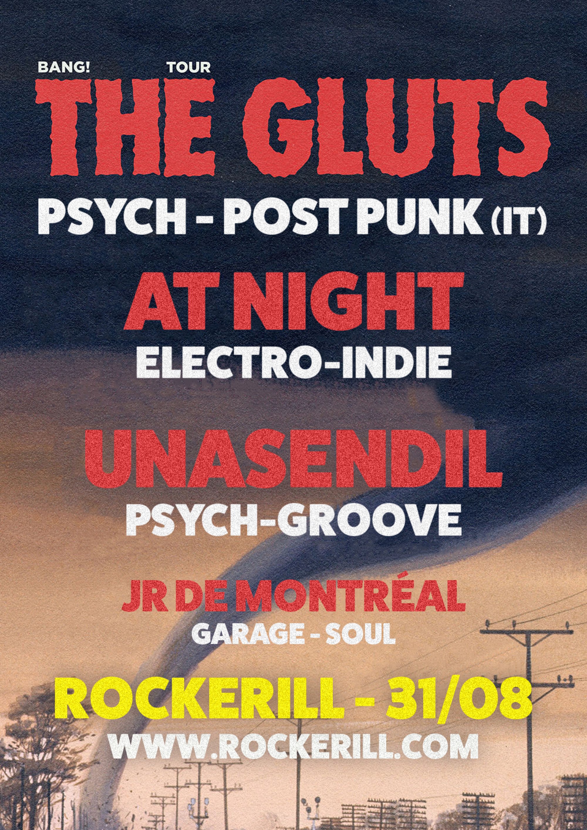 HOLIDAY IN THE SOUND! THE GLUTS + AT NIGHT