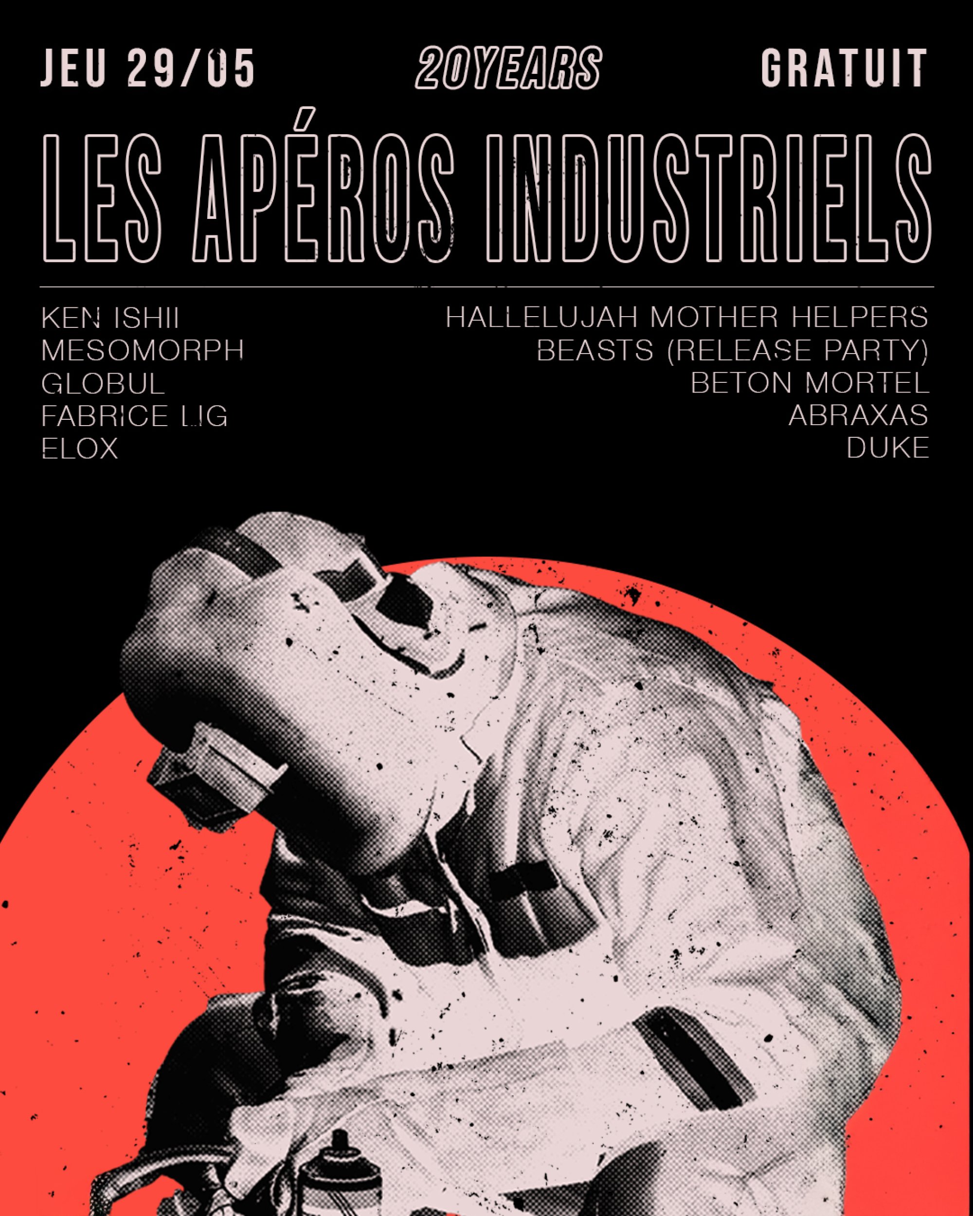 LES APÉROS INDUSTRIELS: 20 YEARS OF ROCKERILL! LES APÉROS INDUSTRIELS: 20 YEARS OF ROCKERILL!