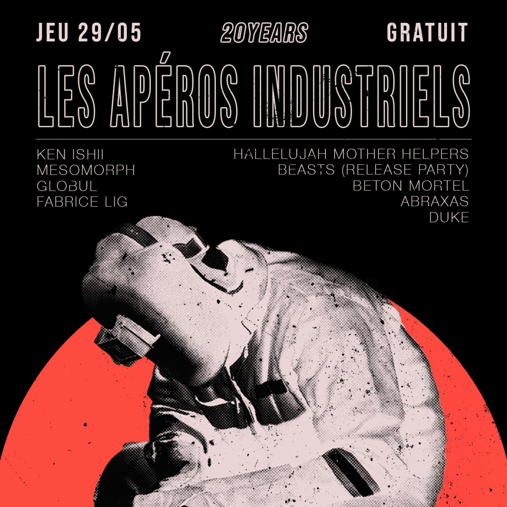 LES APÉROS INDUSTRIELS: 20 YEARS OF ROCKERILL!