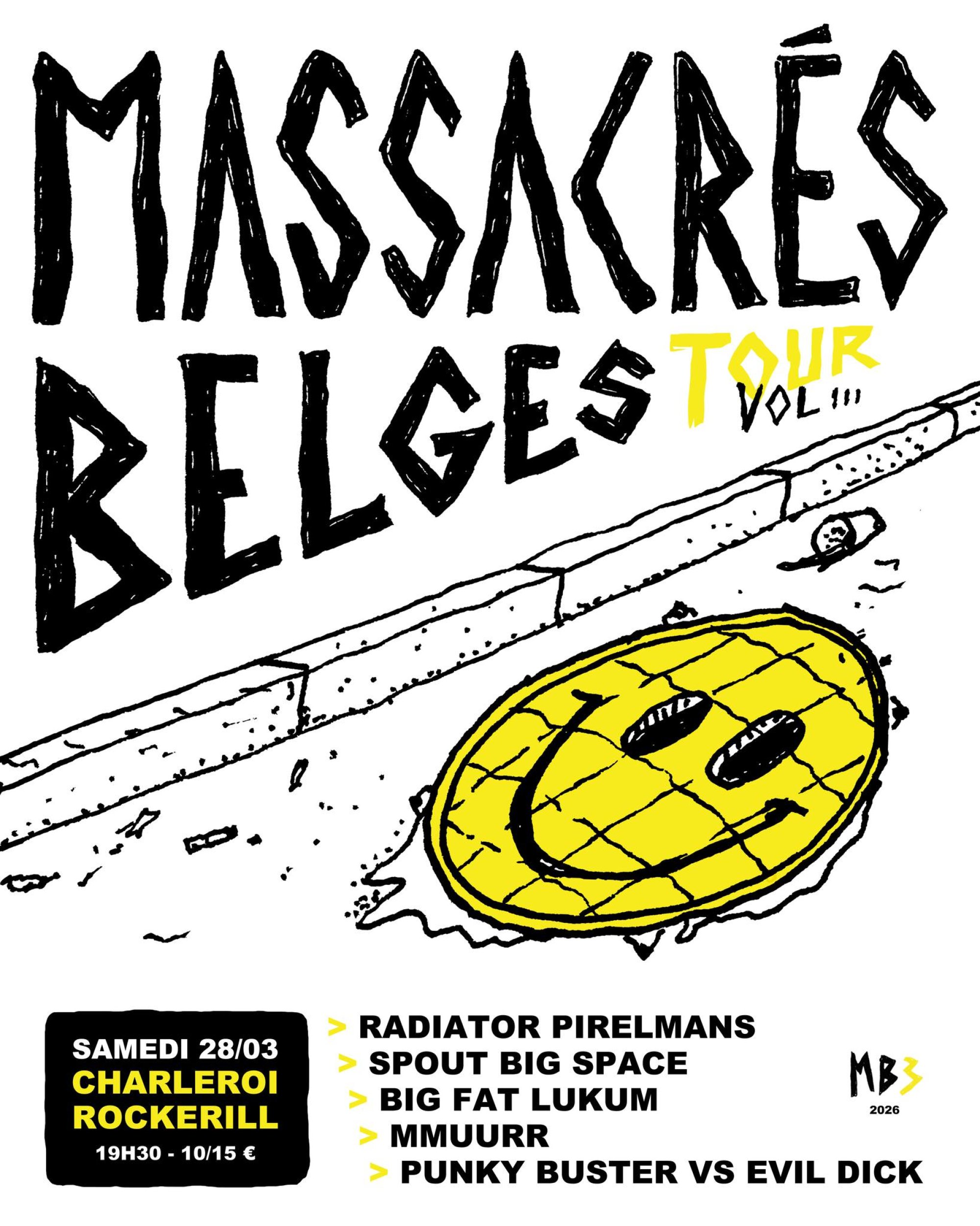 MASSACRÉS BELGES III : RELEASE PARTY!