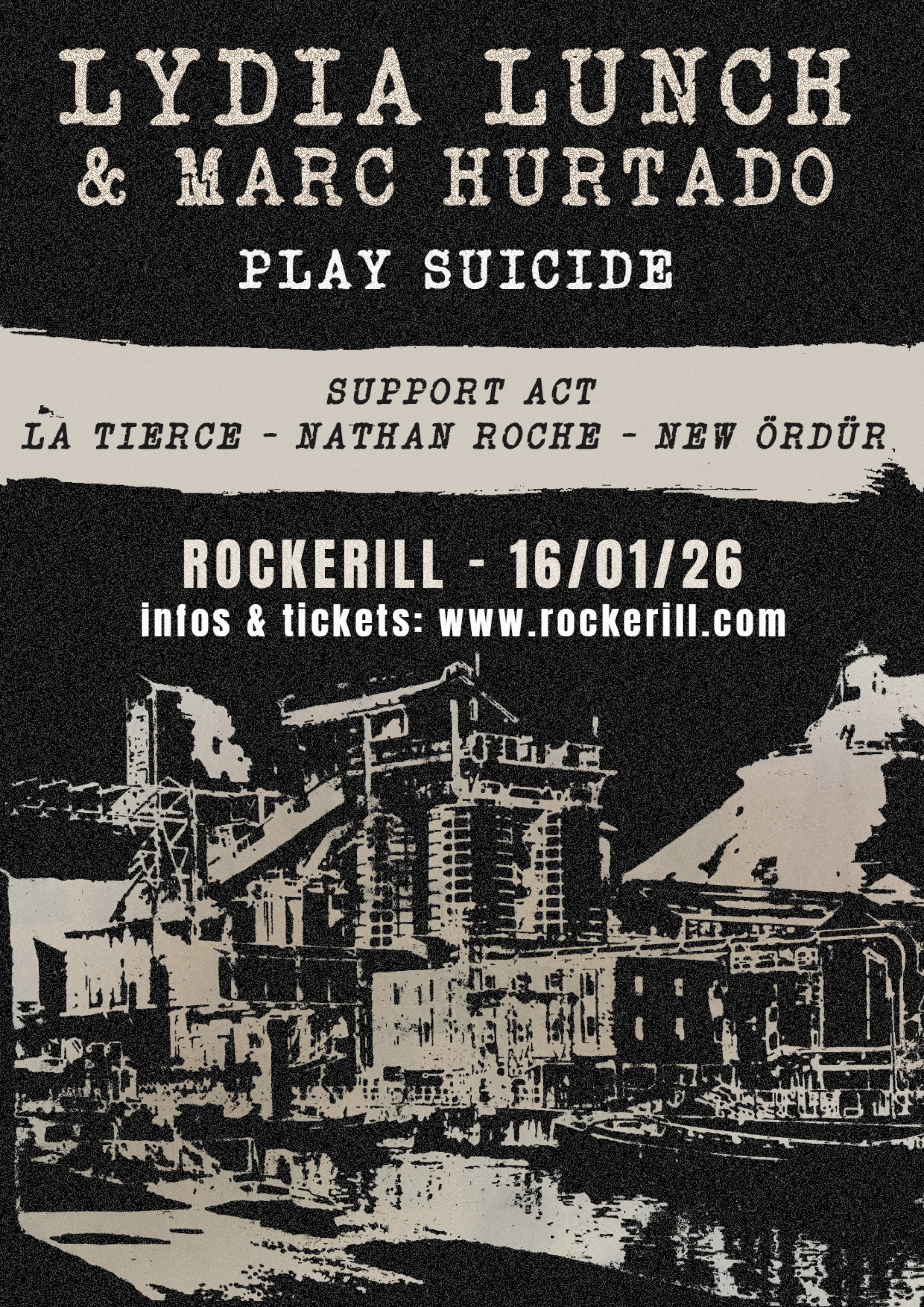 LYDIA LUNCH & MARC HURTADO PLAY SUICIDE  