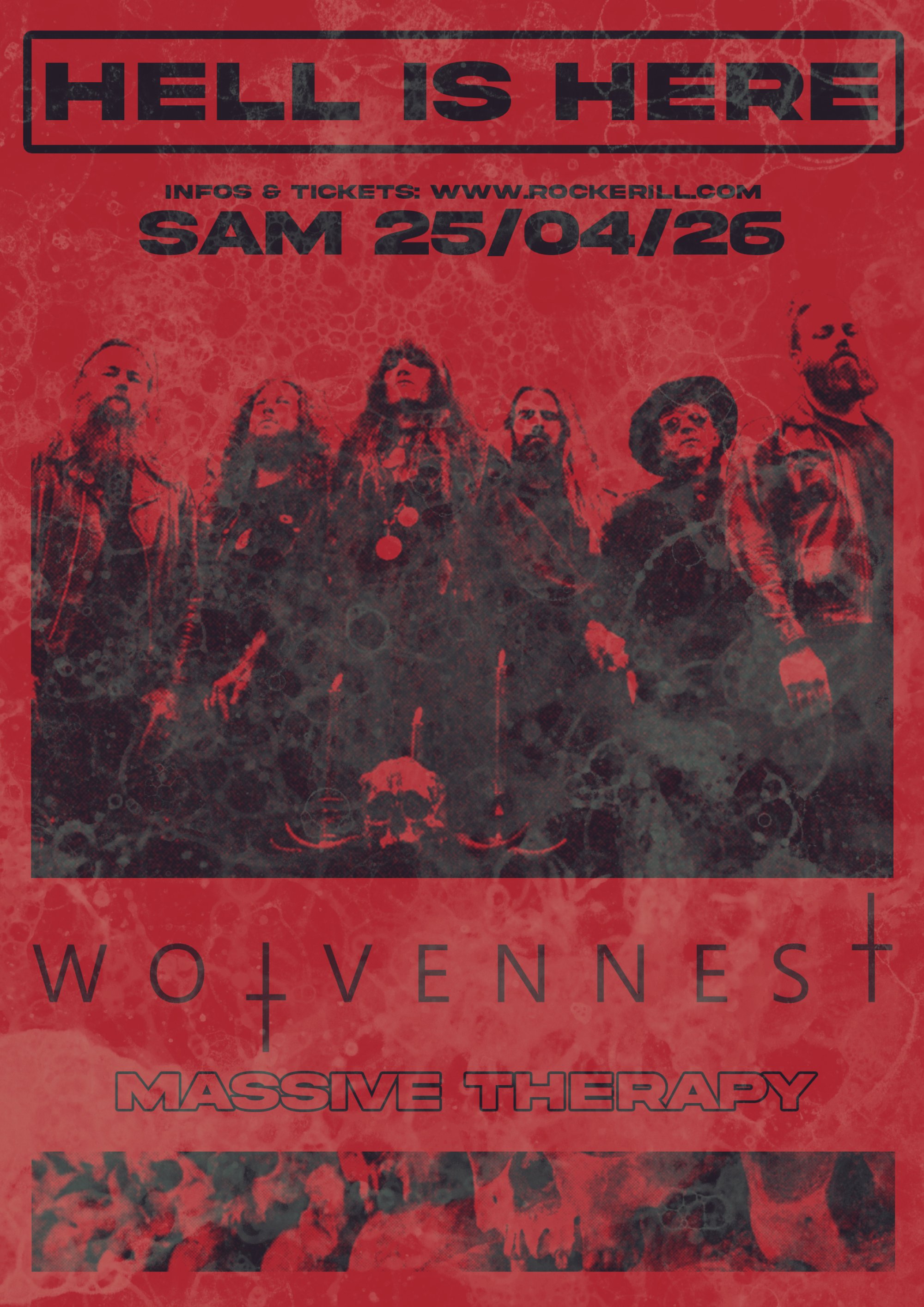 HELL IS HERE: WOLVENNEST + MASSIVE THERAPY