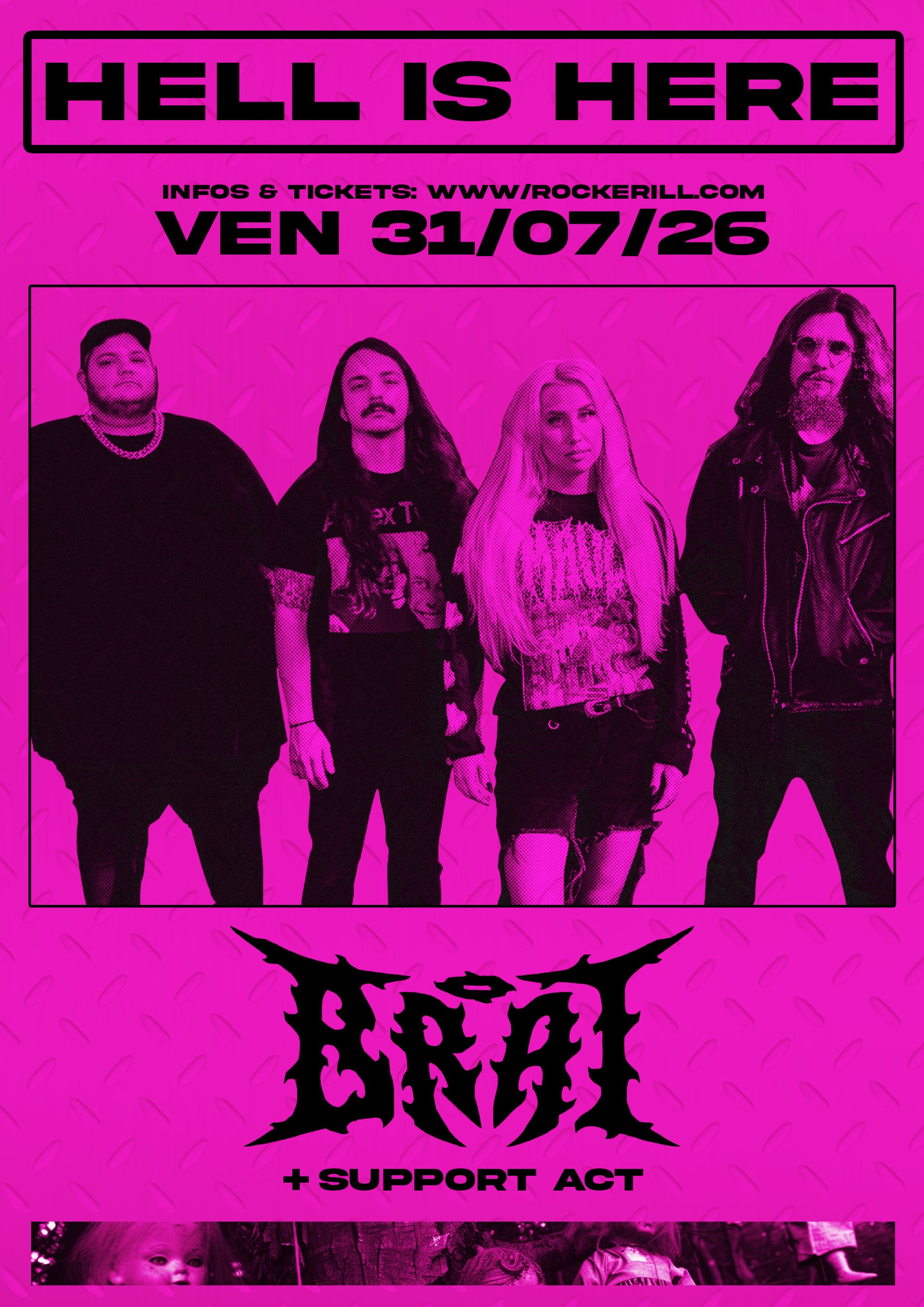 HELL IS HERE: BRAT + SUPPORT ACT