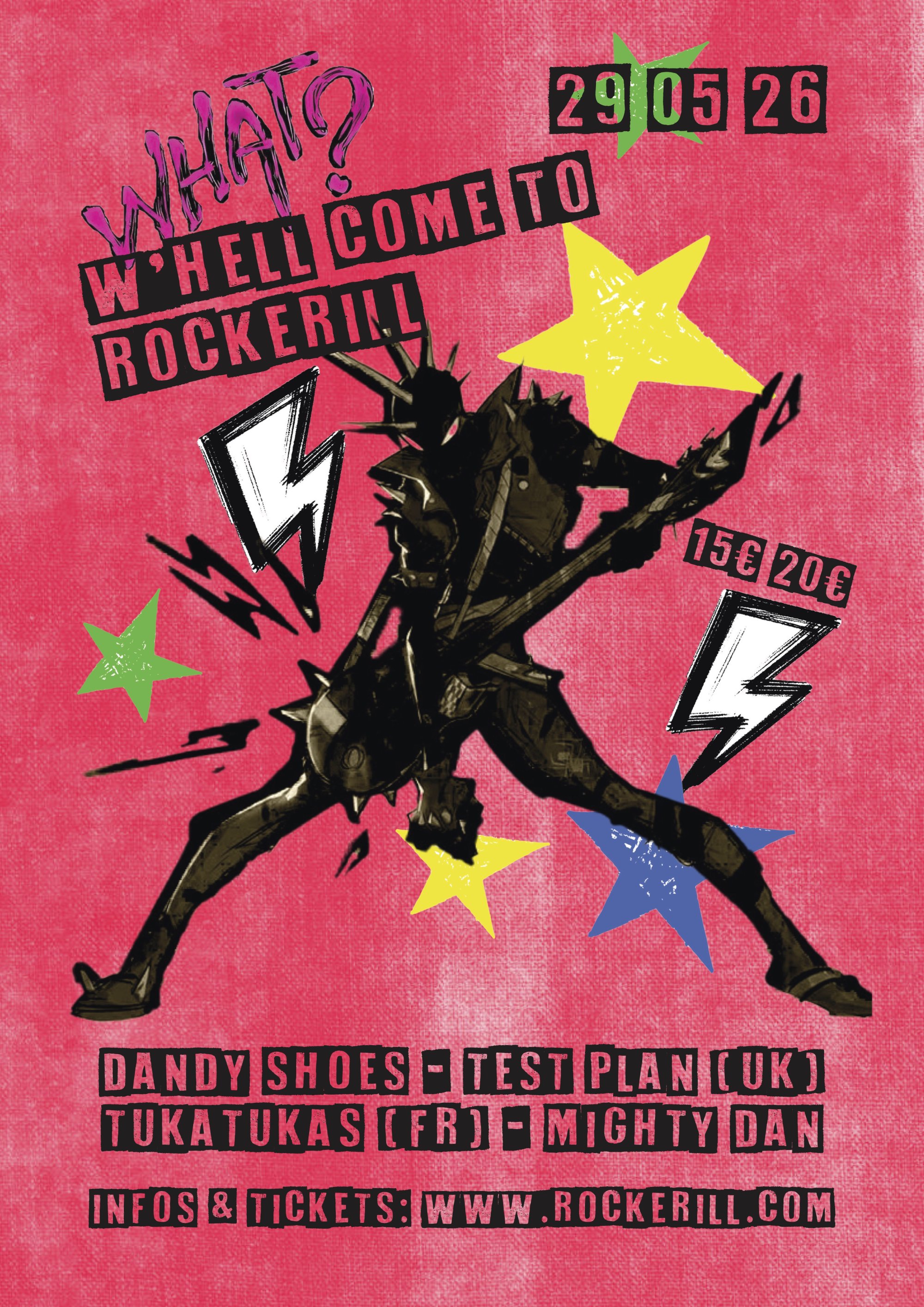 W'HELL COME TO ROCKERILL: TEST PLAN + DANDY SHOES + TUKATUKAS