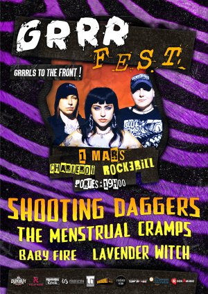 GRRR FEST : GRRRLS TO THE FRONT ! - The Rockerill Art Industry / Charleroi