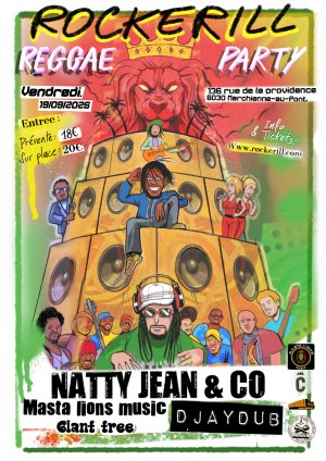Rockerill Reggae Party: Natty Jean & Co + Masta Lions +...