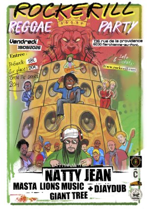 Rockerill Reggae Party: Natty Jean & Co + Masta Lions +...