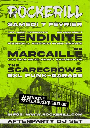 Semaine de la Musique belge: The Scarecrows + Tendinite + Mr...