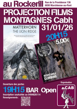 Soirée Spécial CABH : Projections Films Alpi/escalade