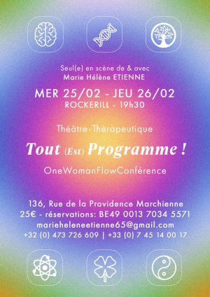 Tout (est) Programme! OneWomanFlowConférence
