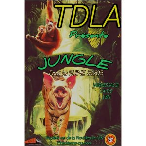 Les têtes de l'art dans La Jungle : Vernissage