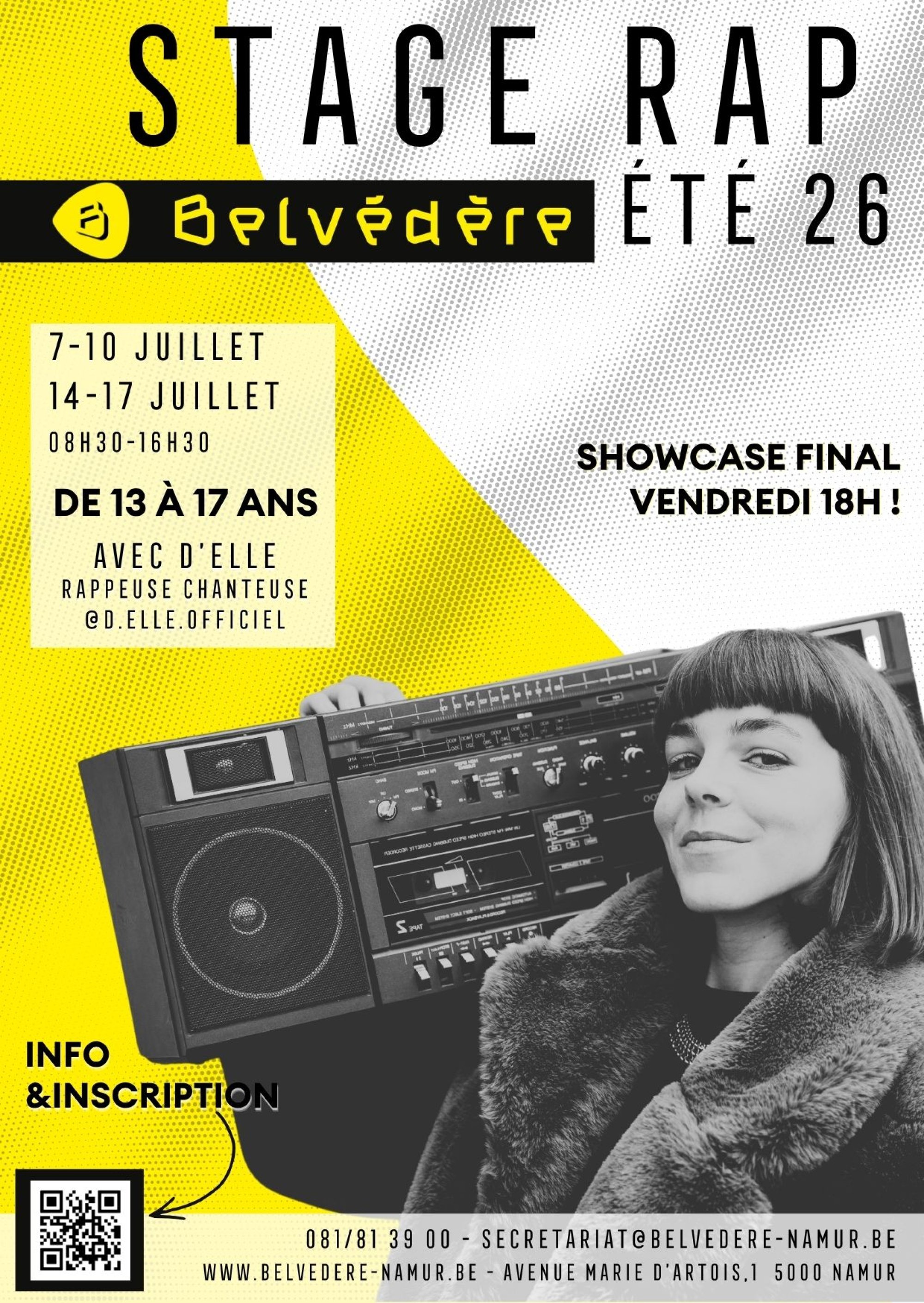 Stage Rap Belvédère